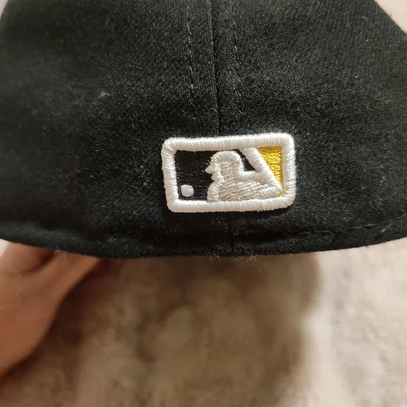 Pittsburgh Pirates New Era 59 Fifty MLB Cool Base Yellow P Cap Hat Size 7-1/8" - Picture 5 of 12